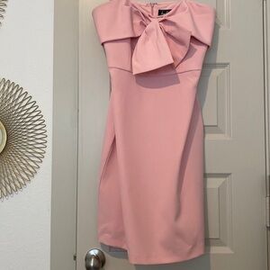 PINK Strapless Dress